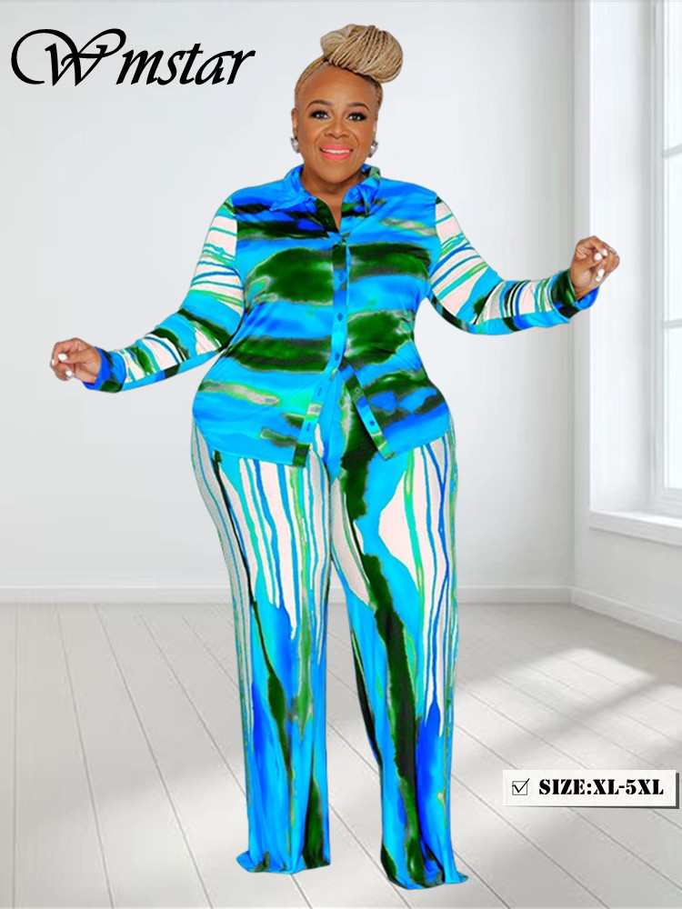 Tie Dye Two Piece - Wmstar Pakaian Wanita Dua Potong Ukuran