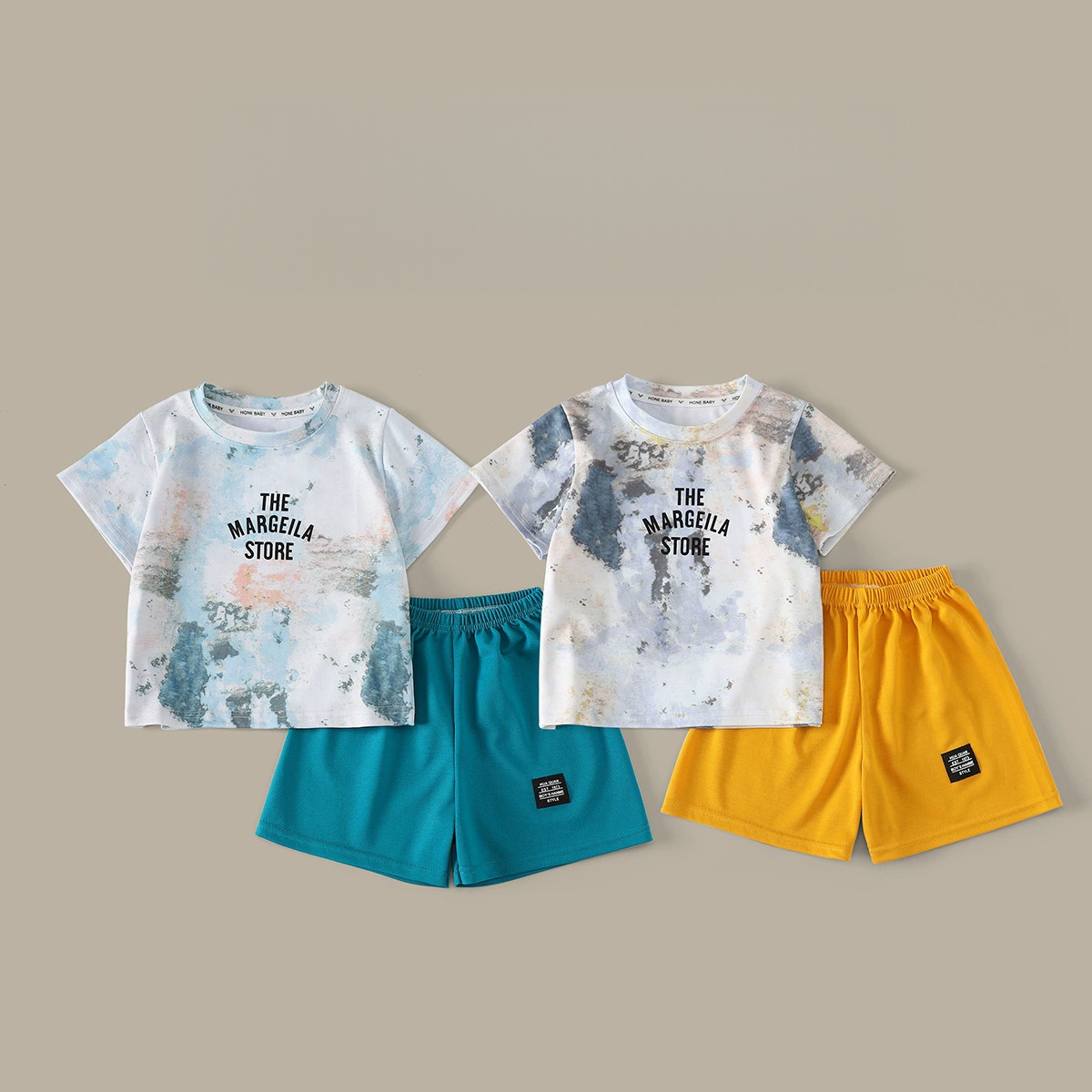 Tie Dye Two Piece - Pakaian Dua Potong Tie Dye Musim