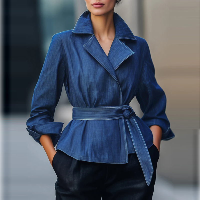 Women Fashion Jackets - Jaket Denim Wanita Musim Gugur Semi