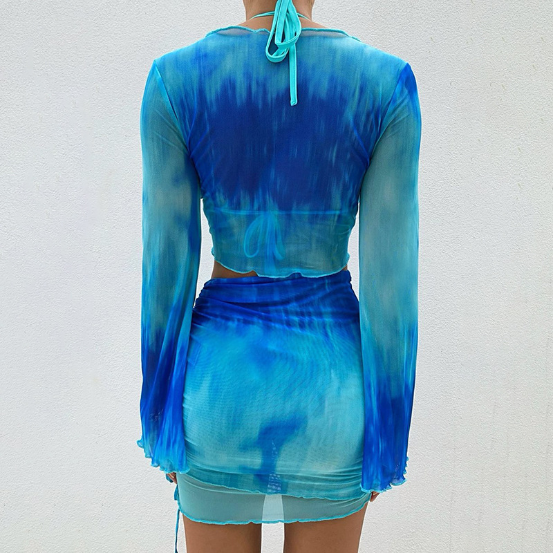 Nsangu Set pakaian pantai dua  - Tie Dye Two Piece ulasan dan harga
