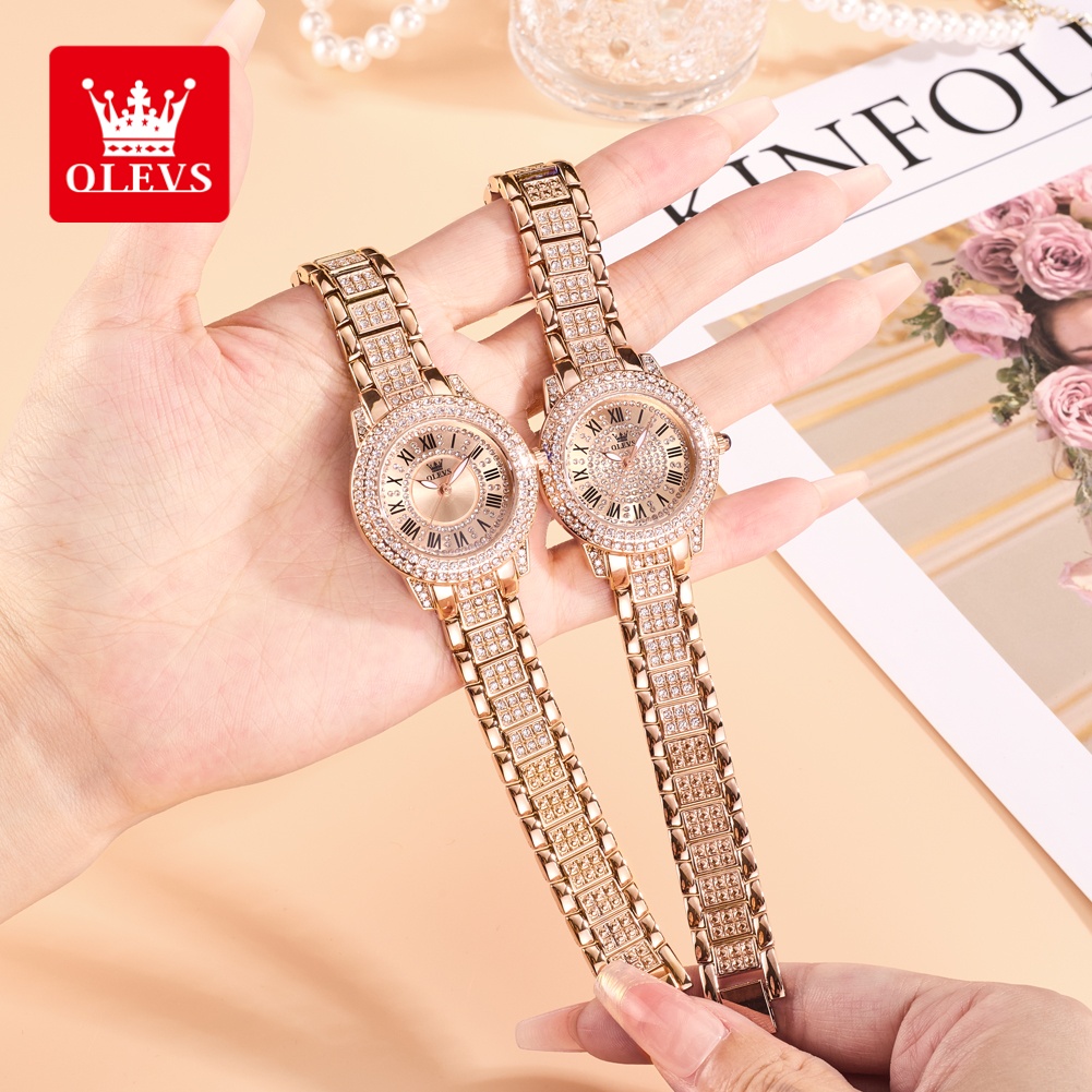 OLEVS Jam Tangan Wanita Mewah  - Fashion Women Watches ulasan dan harga