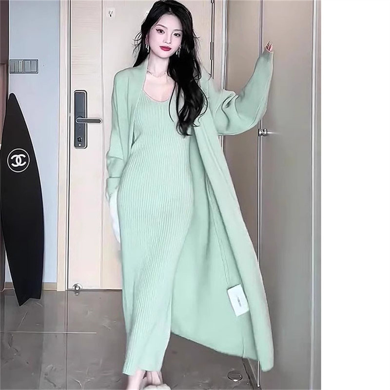 Koleksi Musim Semi dan Gugur 2 - Longline Cardigan Knit ulasan dan harga