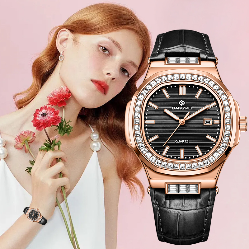 LIGE Bangwei Jam Tangan Wanita - Fashion Women Watches ulasan dan harga