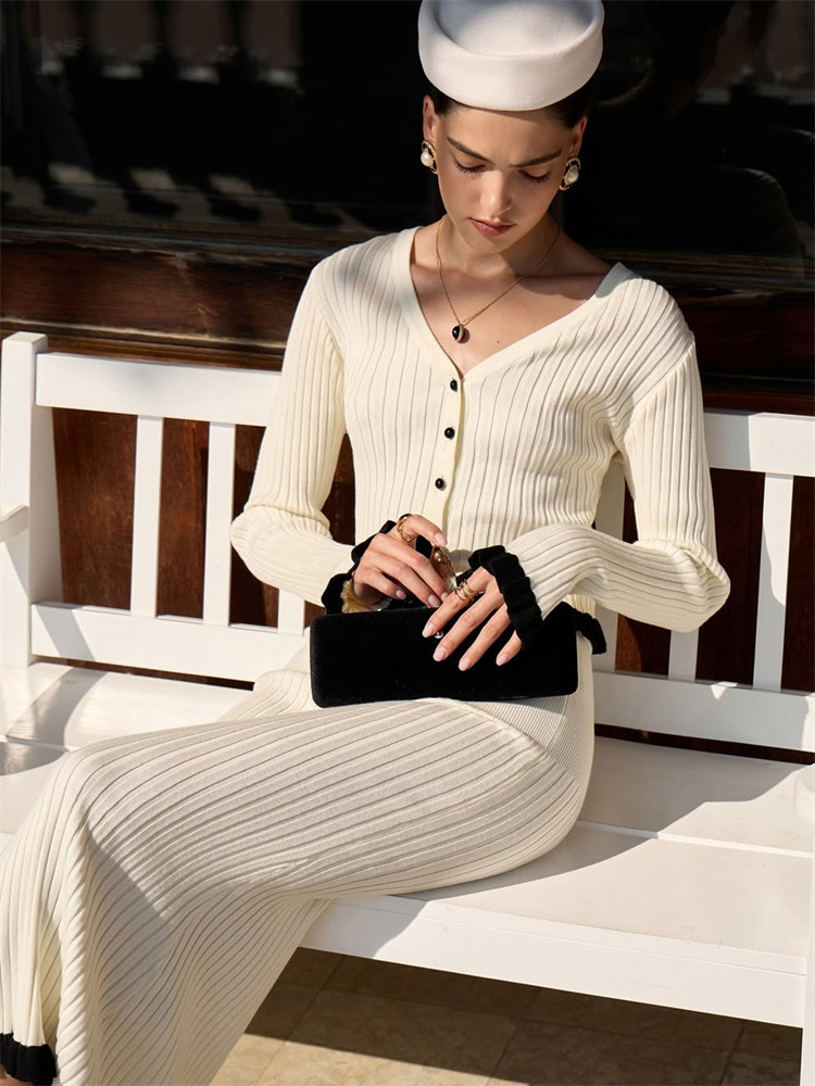 Set Rajutan Tossy Elegance 2 P - Longline Cardigan Knit ulasan dan harga