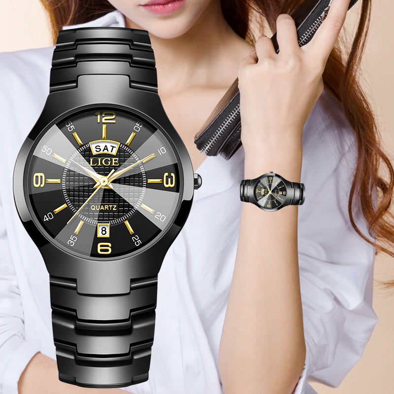LIGE Jam Tangan Wanita Elegan  - Fashion Women Watches ulasan dan harga