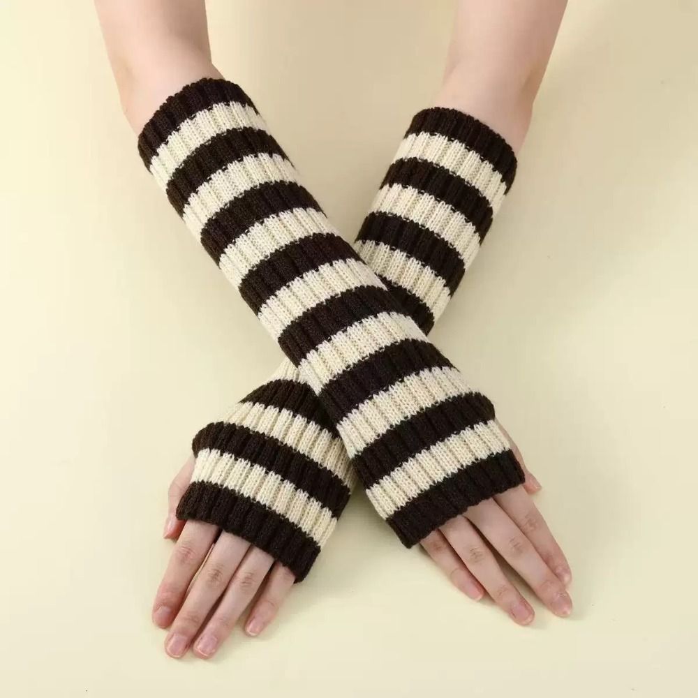 Sarung Tangan Rajut Bergaris G - Women'S Fashion Gloves ulasan dan harga