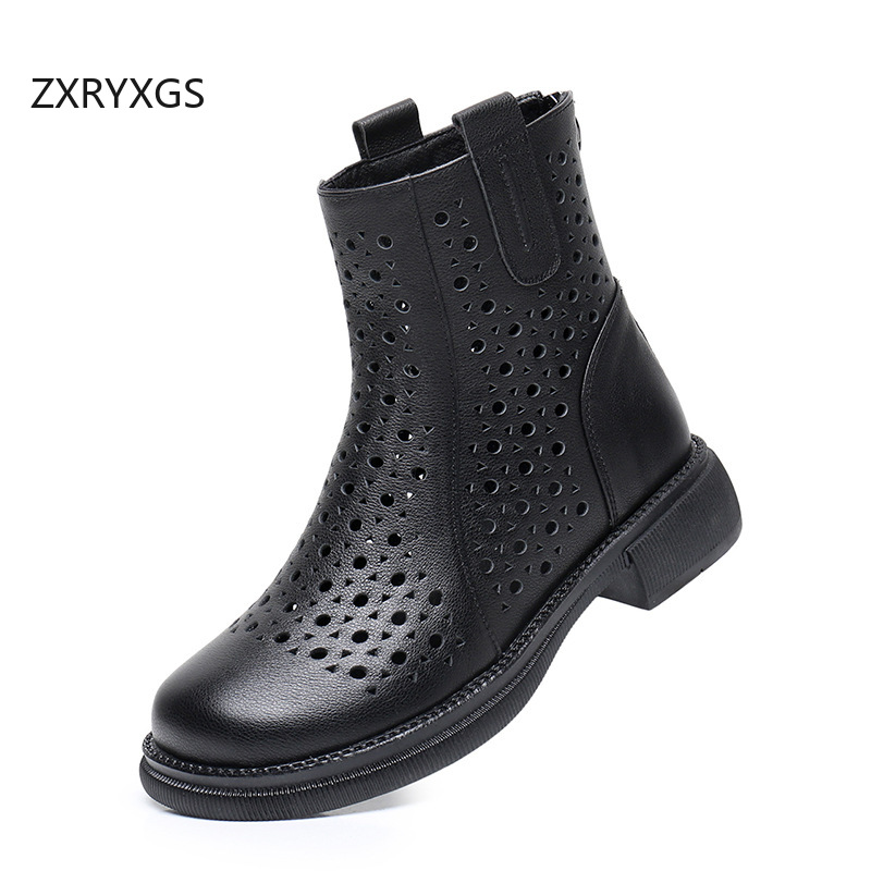ZXRYXGS Sepatu Bot Berongga Da - Women'S Fashion Layering ulasan dan harga