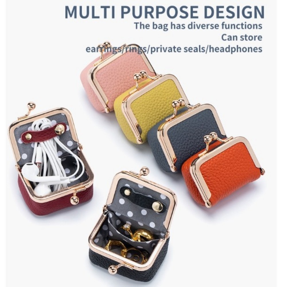 Kotak Perhiasan Mini Berbahan  - Coin Purse Women ulasan dan harga