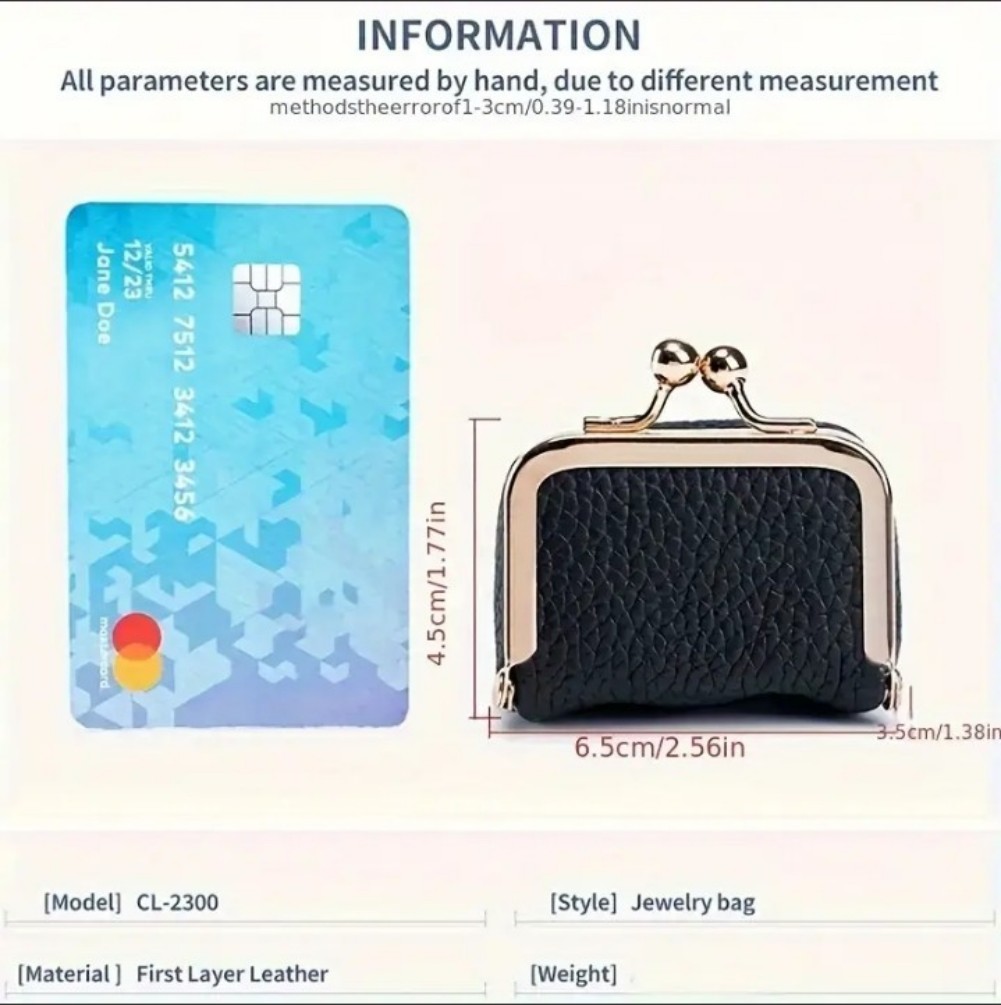 Kotak Perhiasan Mini Berbahan  - Coin Purse Women ulasan dan harga