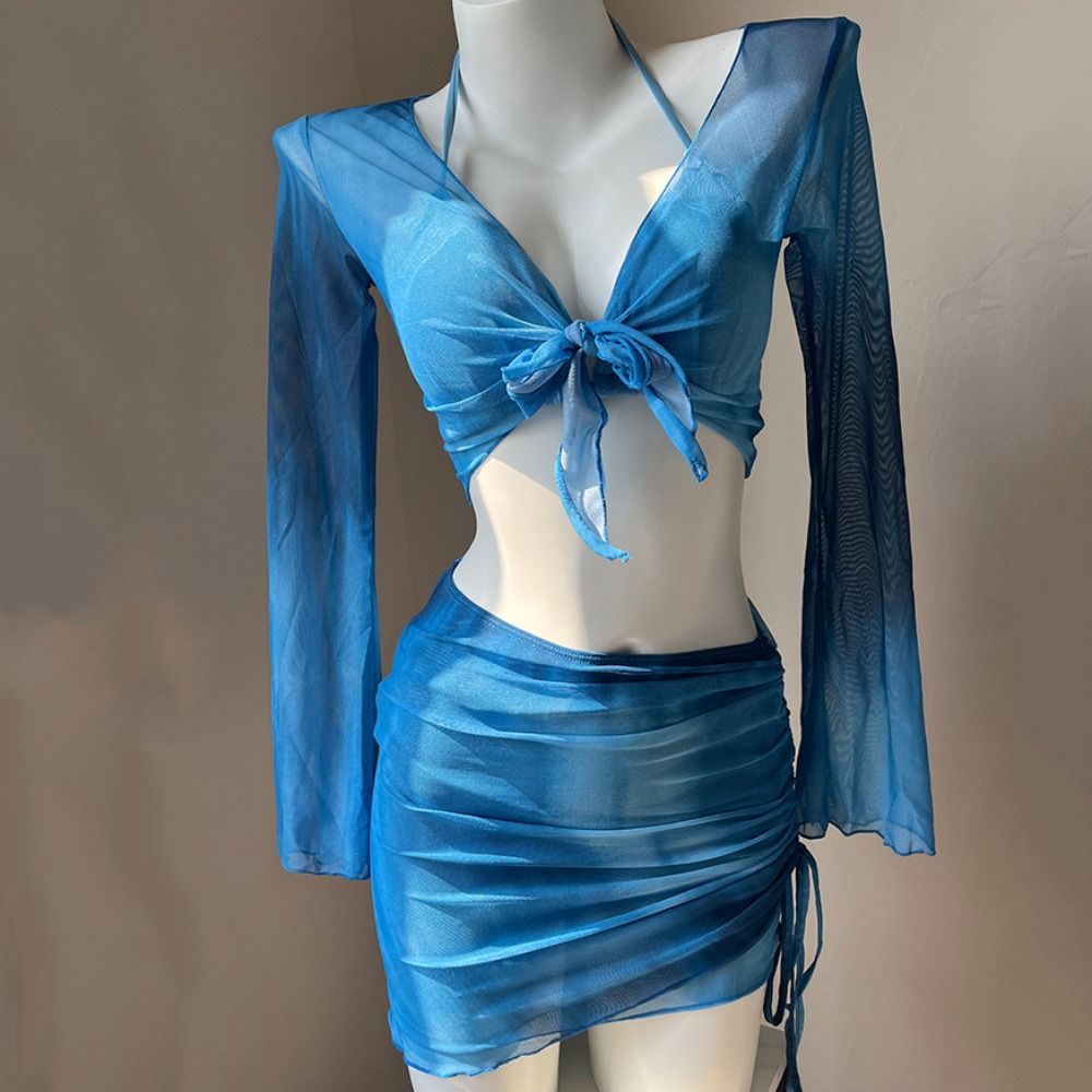Set Bikini Tie Dye dengan Rok  - Tie Dye Two Piece ulasan dan harga