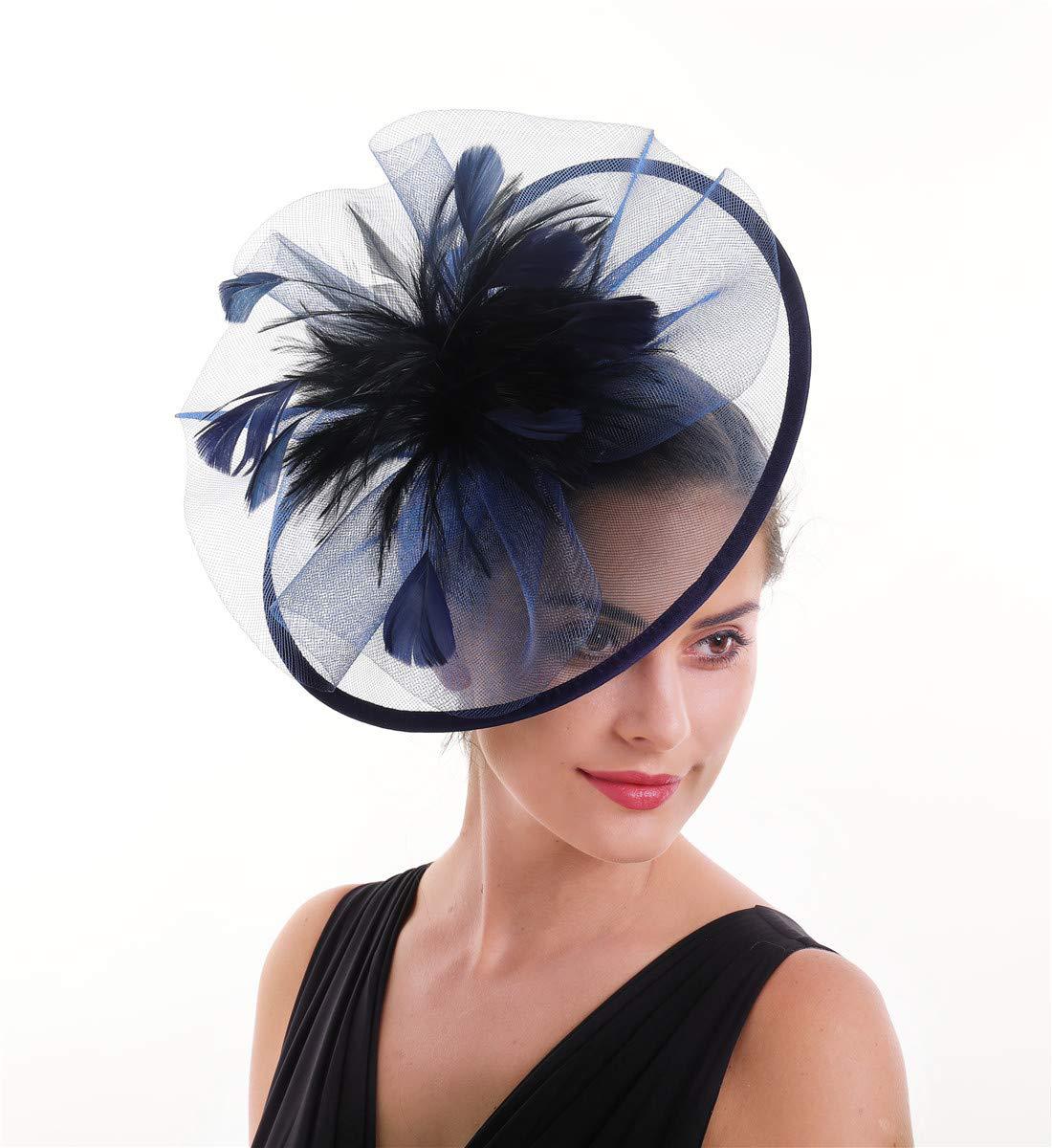 Topi bulu wanita, hiasan kepal - Women'S Fashion Kentucky Derby ulasan dan harga