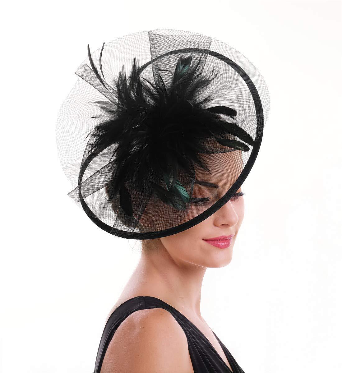 Topi bulu wanita, hiasan kepal - Women'S Fashion Kentucky Derby ulasan dan harga