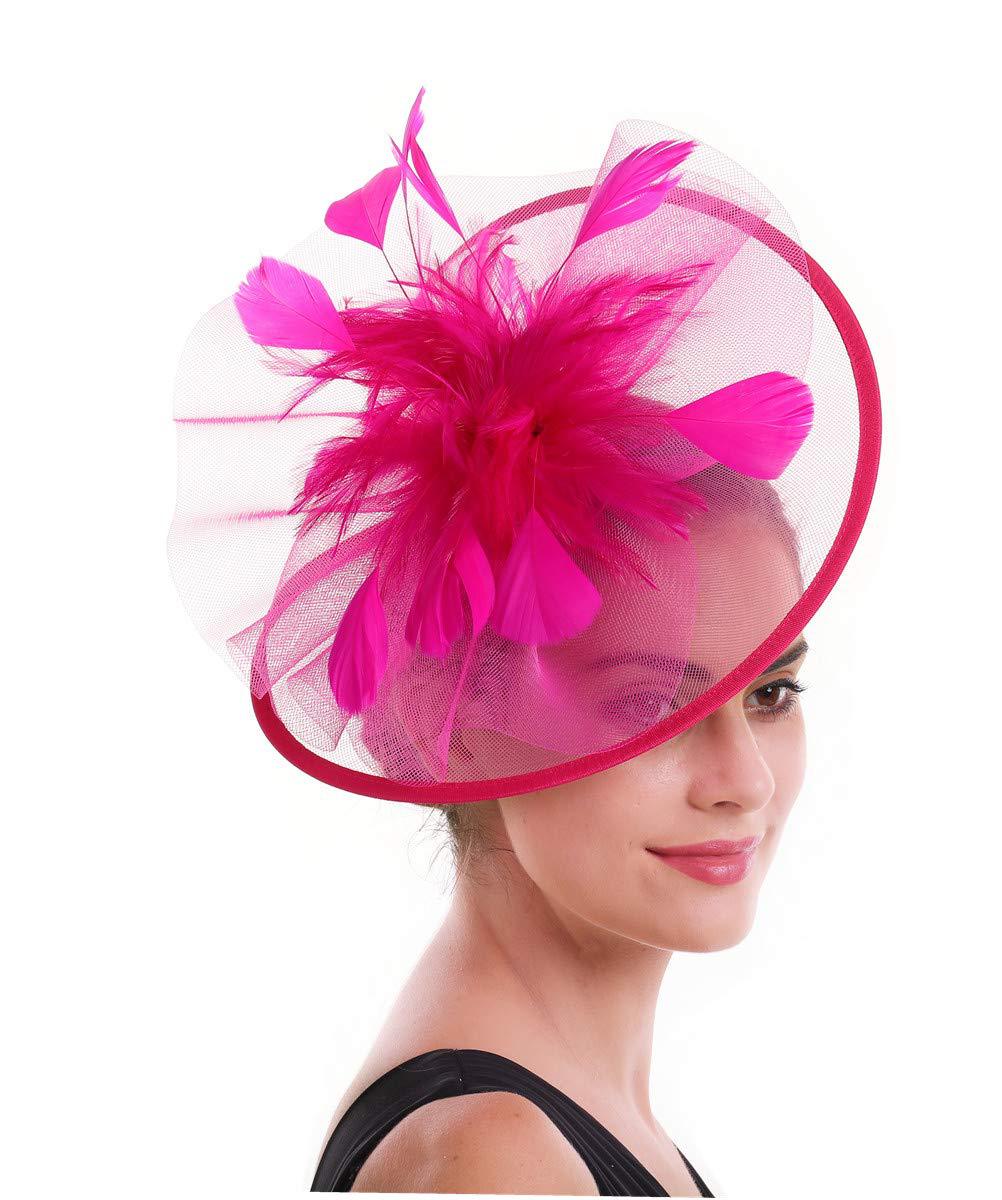 Topi bulu wanita, hiasan kepal - Women'S Fashion Kentucky Derby ulasan dan harga