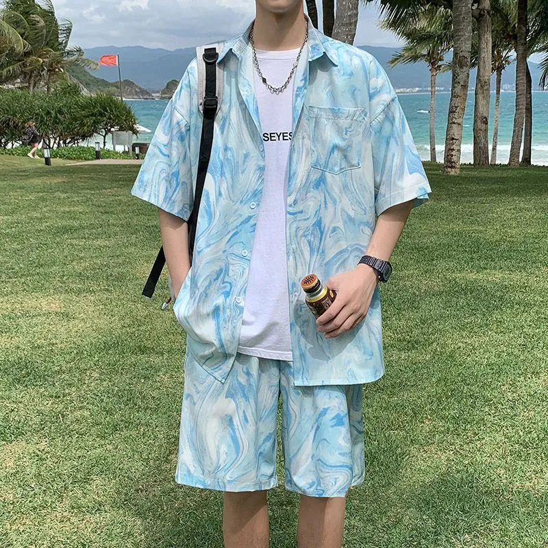 Setelan Kemeja Pantai Hawaii P - Tie Dye Two Piece ulasan dan harga