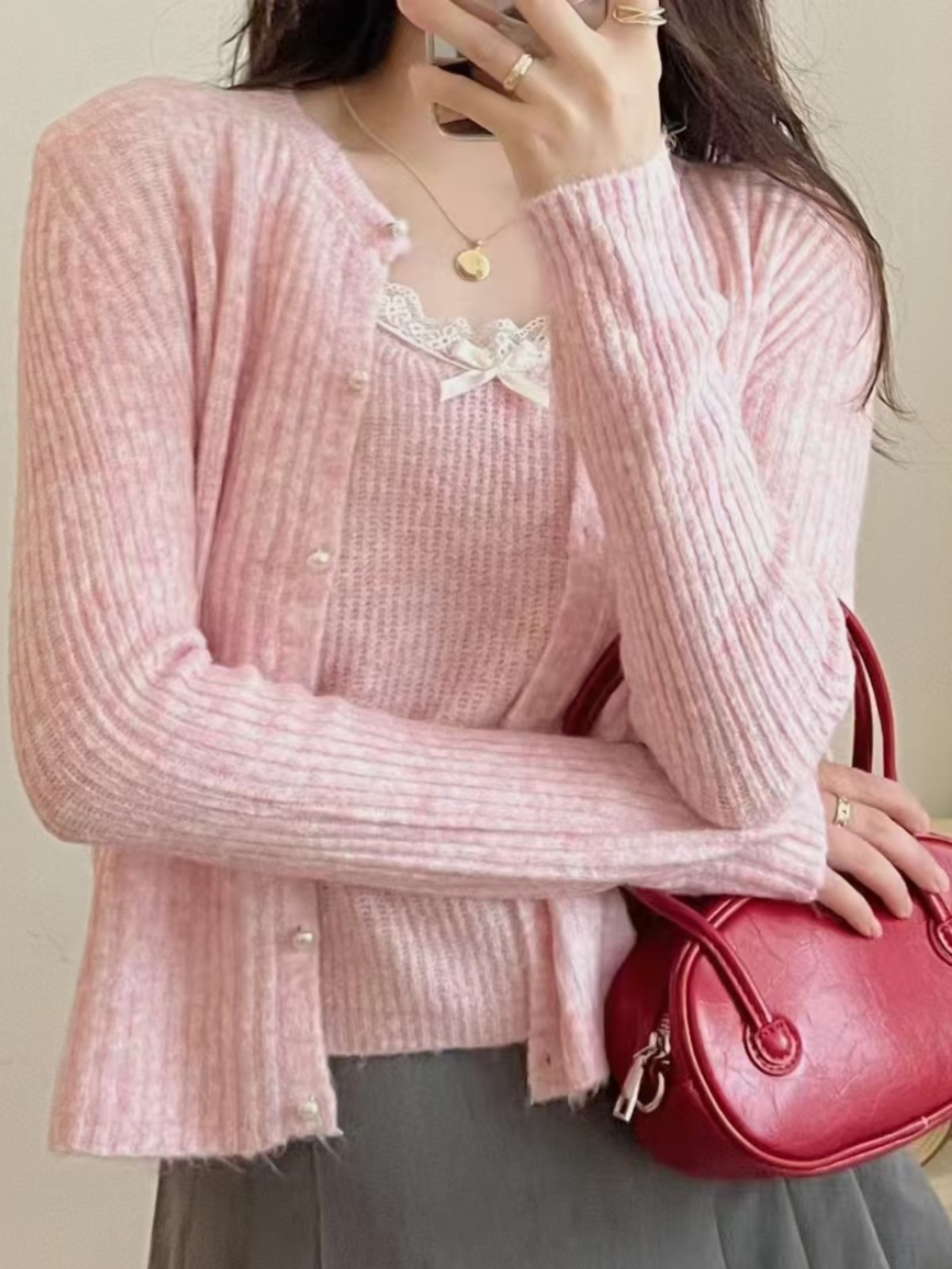 Kardigan Rajut Sweet Knot Wani - Longline Cardigan Knit ulasan dan harga