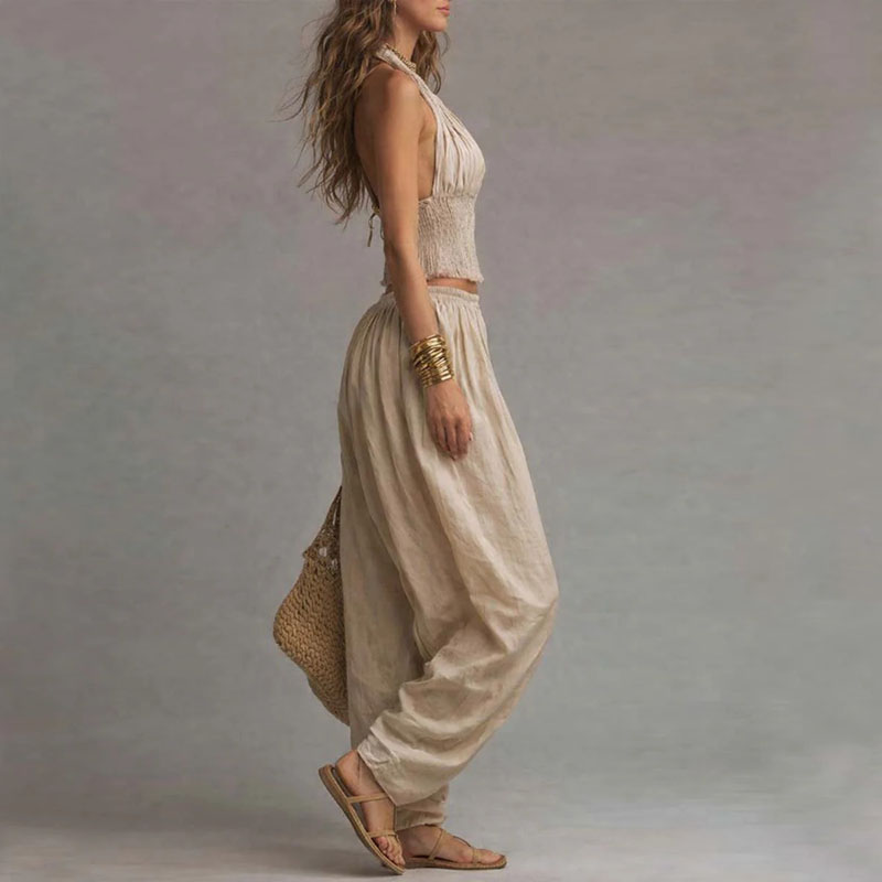 Set Dua Potong Gaya Boho Chic  - Tie Dye Two Piece ulasan dan harga