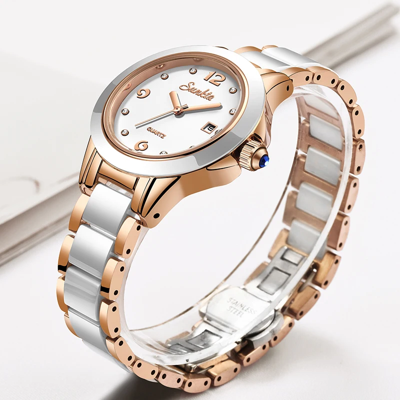 Sunkta Jam Tangan Wanita Kuars - Fashion Women Watches ulasan dan harga