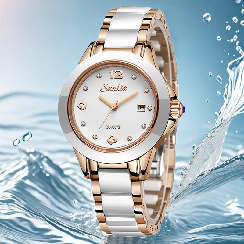 Sunkta Jam Tangan Wanita Kuars - Fashion Women Watches ulasan dan harga