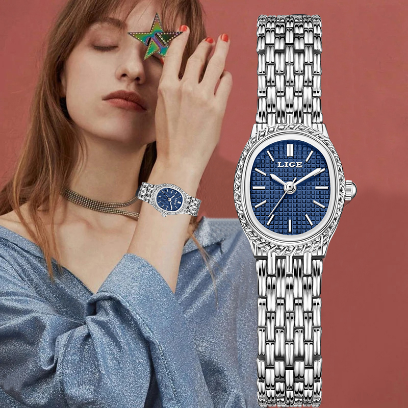 LIGE Jam Tangan Wanita Kuarsa  - Fashion Women Watches ulasan dan harga