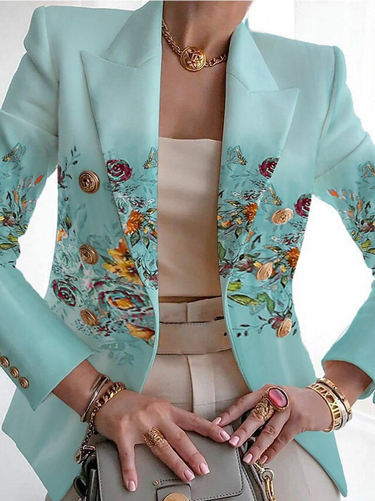 Setelan pakaian wanita kasual, - Blazer Women Oversized ulasan dan harga