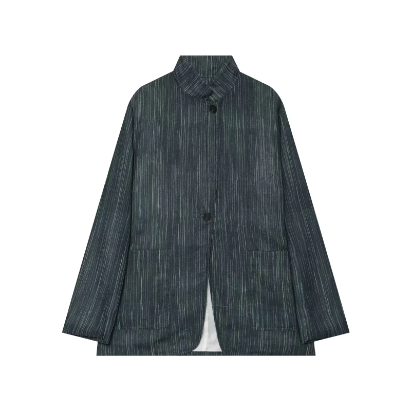 Jaket Linen Wanita Baru Musim  - Blazer Women Oversized ulasan dan harga