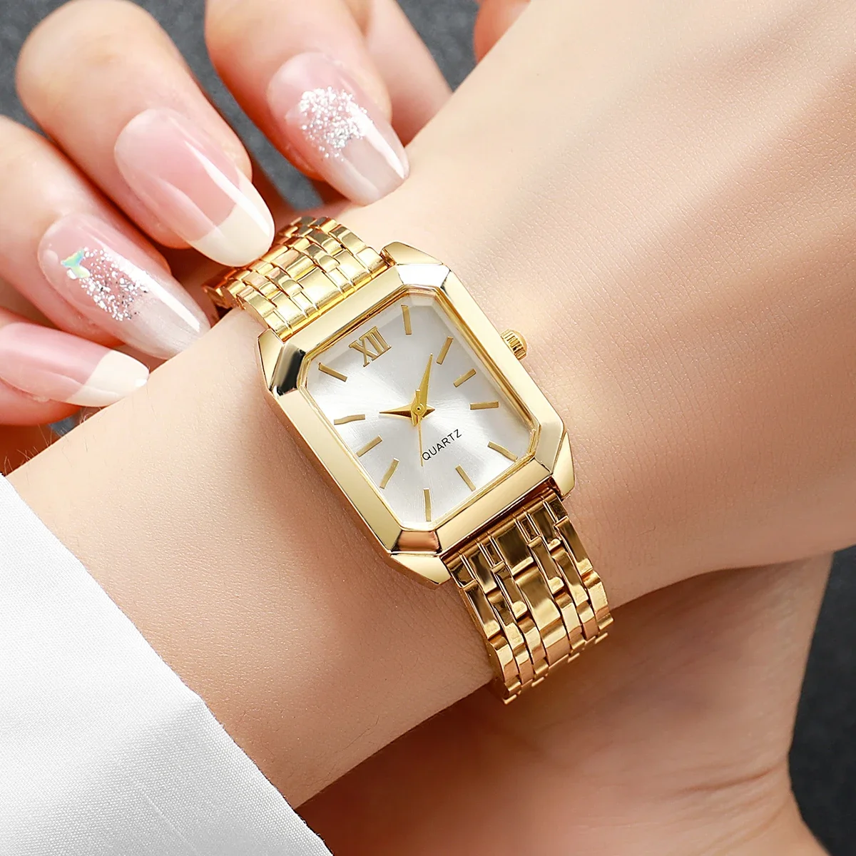Jam Tangan Wanita Model Kotak  - Fashion Women Watches ulasan dan harga