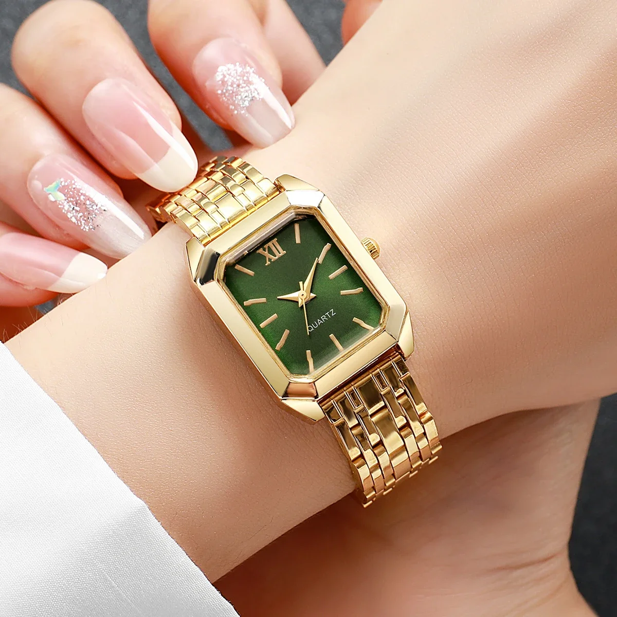 Jam Tangan Wanita Model Kotak  - Fashion Women Watches ulasan dan harga