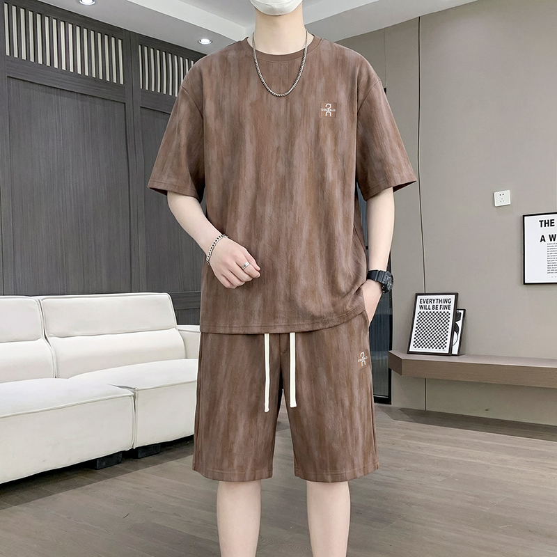 【T-Shirt + Celana Pendek 5-Poi - Tie Dye Two Piece ulasan dan harga