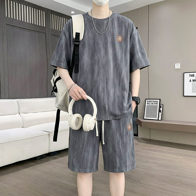 【T-Shirt + Celana Pendek 5-Poi - Tie Dye Two Piece ulasan dan harga