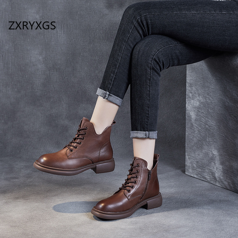 ZXRYXGS Sepatu Bot Wanita Kuli - Women'S Fashion Layering ulasan dan harga