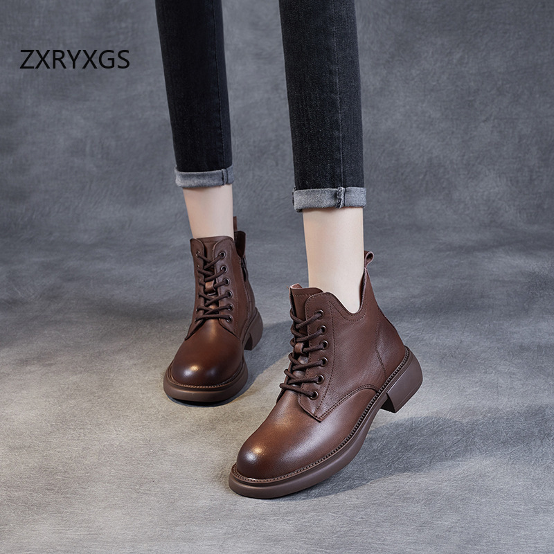 ZXRYXGS Sepatu Bot Wanita Kuli - Women'S Fashion Layering ulasan dan harga
