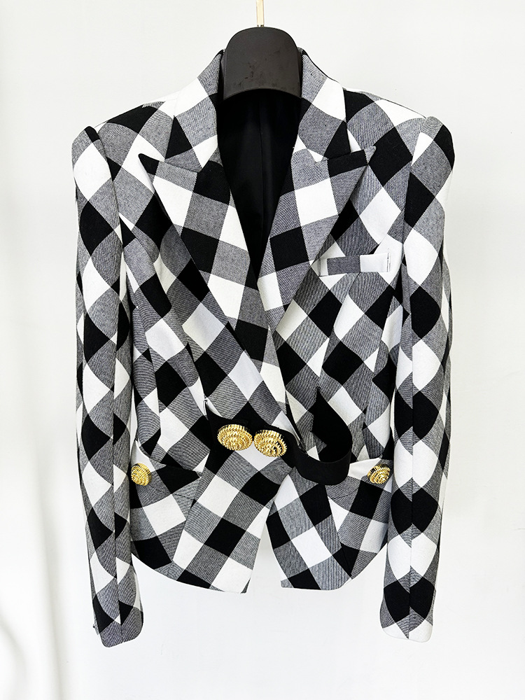 HIGH STREET Jaket Desainer Ter - Blazer Women Oversized ulasan dan harga