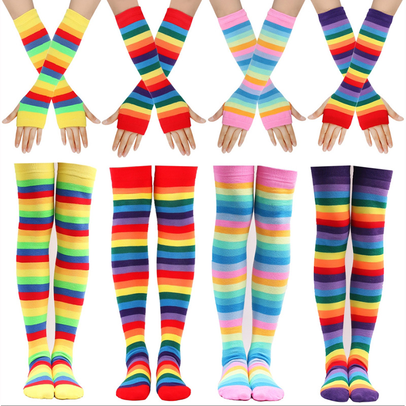 1 Set Sarung Tangan Pelangi Se - Women'S Fashion Gloves ulasan dan harga