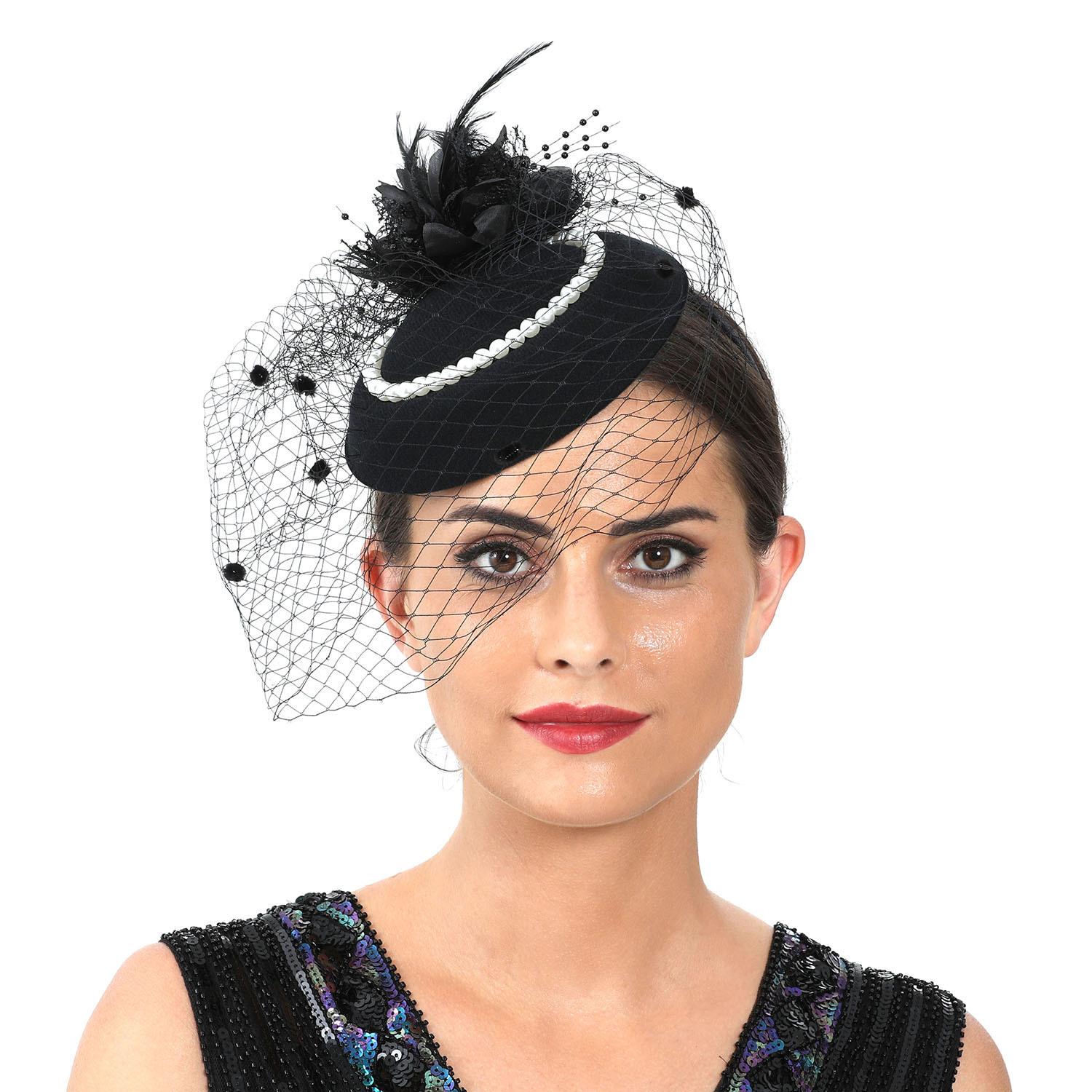 Topi Fascinator Bulu Wanita de - Women'S Fashion Kentucky Derby ulasan dan harga