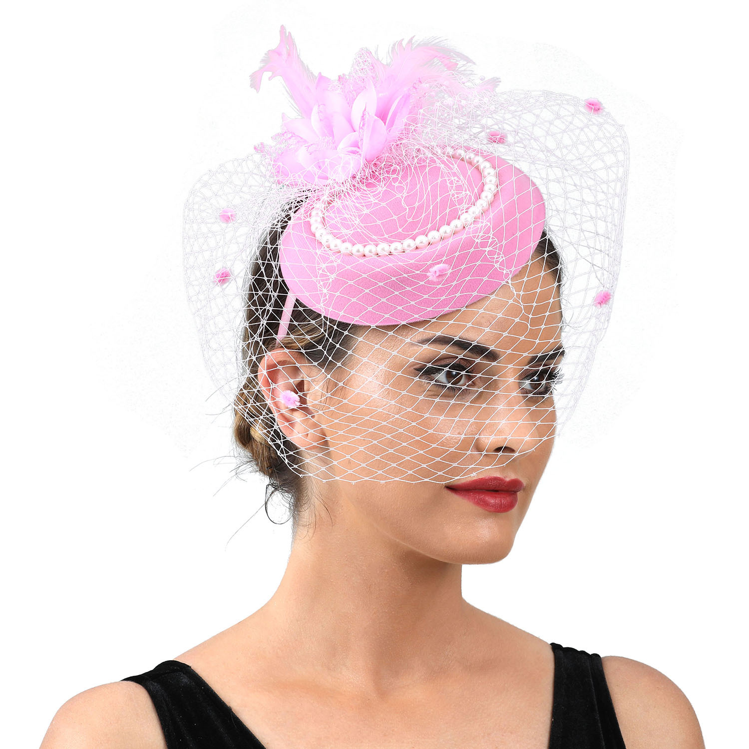Topi Fascinator Bulu Wanita de - Women'S Fashion Kentucky Derby ulasan dan harga